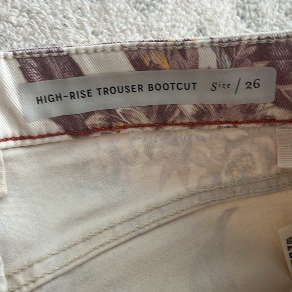 Pilcro and the letterpress by Anthropologie Floral Print Flare Jeans - Picture 7 of 9